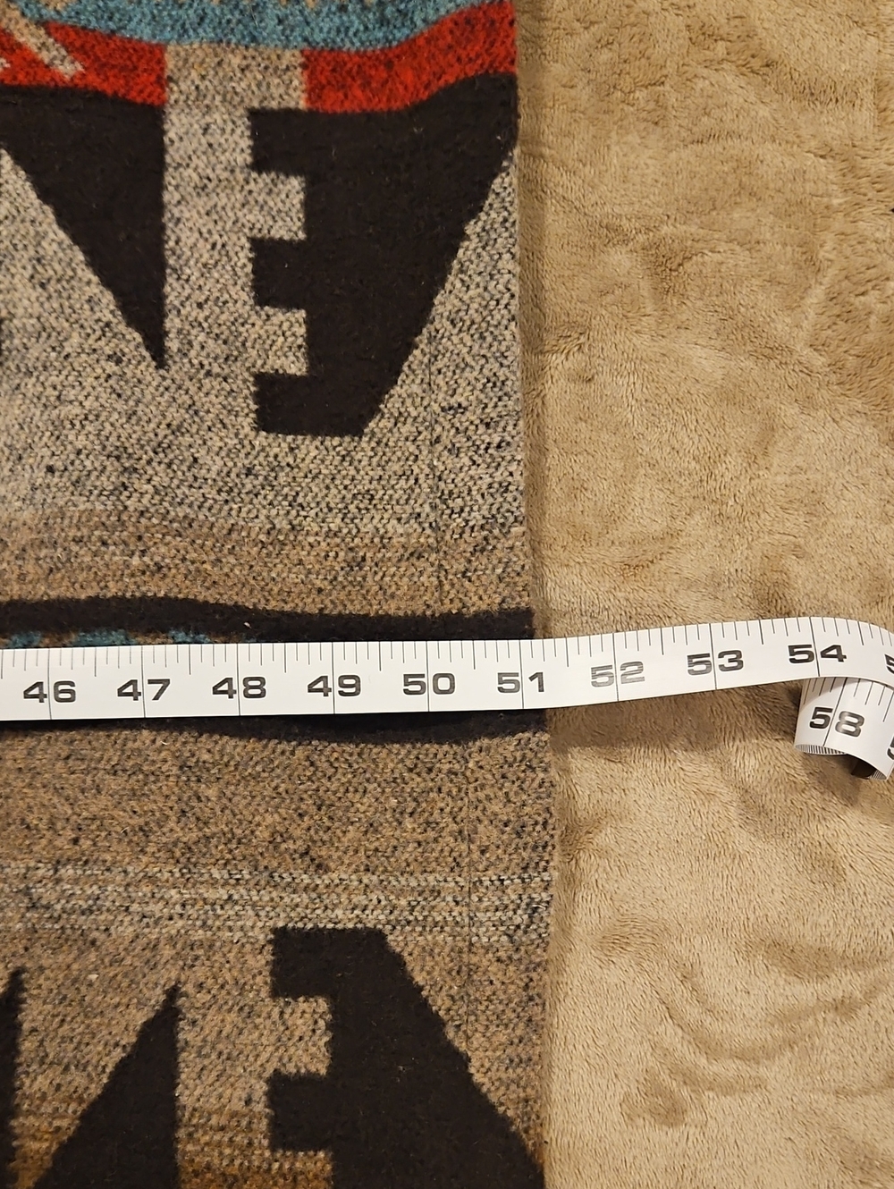 Women's Neutral Aztec Pattern Button-Front Coat - Picture 9 of 12